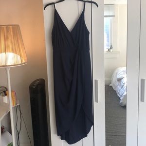 COPY - Navy blue slit dress